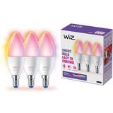 E14 LED-lampor på rea WiZ Kronjus 4,9W E14, Color & Tunable White, 3-pack Leverantör, 4-5 vardagar leveranstid