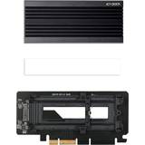 Icy Dock mb987m2p-2b 1x m.2 nvme ssd to pcie 3.0 x4 adapter with heat sink
