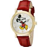 Disney Klockor Disney Mouse Leather Watch, Red