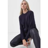French Connection Tröjor French Connection Lilly Mozart Crew Neck Jumper - Utility Blue