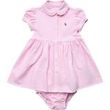 Korta ärmar Klänningar Barnkläder Polo Ralph Lauren Baby's Oxford Dress - Carmel Pink