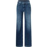 MAC Dam Byxor & Shorts MAC Dream Wide Authentic Jeans Colour: D574 Cobalt Authentic Wash