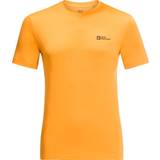Jack Wolfskin Herr T-shirts & Linnen Jack Wolfskin Men's Hiking Short Sleeve T-Shirt, XXL, Orange Pop