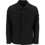 Valentino Herr Skjortor Valentino Men's Rockstud Overshirt - Black