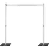 Hecis Pipe and Drape Backdrop Stand Kit 8x10ft