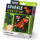 Krokodiler Kreativitet & Pyssel Crocodile Creek Sparkle Scratch Art Dinosaurer