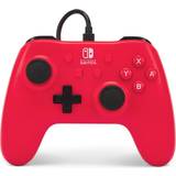 Röda Handkontroller PowerA Trådbunden handkontroll för Nintendo Switch Raspberry röd Beställningsvara, 6-7 vardagar leveranstid