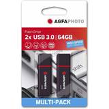 AGFAPHOTO USB-minnen AGFAPHOTO USB 3.2 Gen 1 64GB black MP2 [Leveranstid: 4-5 vardagar]