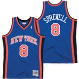 New York Knicks Matchtröjor Mitchell & Ness York Knicks Sprewell 1998 Hardwood Classics Road Swingman Jersey Royal