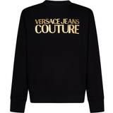Versace Jeans Couture Tröjor Versace Jeans Couture Logo Sweatshirt - Black/Gold