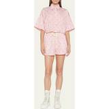 Moncler Rosa Byxor & Shorts Moncler Logo printed shorts pink