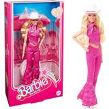 Mattel Dockor & Dockhus Mattel Barbie The Movie Margot Robbie as Barbie Collectible Doll in Pink Western Outfit with Cowboy Hat Barbie The Movie Doll, Margot Robbie as Barbie, Collectible Doll in Pink Western Outfit with Cowboy Hat HPK00