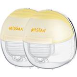 Gula Bröstpumpar Missaa Wearable Portable Electric Breast Pump 2-pack