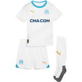 116 Matchtröjor Puma Olympique de Marseille 23/24 Heimtrikot Mini-Kit Für Kinder, Weiß/Blau, Größe: 104, Kleidung
