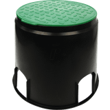 Heitronic Elartiklar Heitronic 21035 Floor socket Black, Green