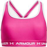 Under Armour Underkläder Under Armour Girls' Crossback Sports Bra Rebel Pink White YSM