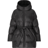 Svea Parkasar Kläder Svea Mid Length Beltet Coat Black