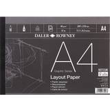 Daler Rowney Skiss- & Ritblock Daler Rowney Graphic Series Layout Pad A4 45g 80 sheets