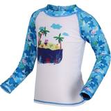 Flickor UV-set Barnkläder Regatta Kid's Peppa Pig Rash Suit - Cool Aqua White (RKM021-BIE)