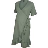 Midiklänningar Gravid- & Amningskläder ASOS Maternity Dress Green/Laurel Wreath