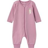 Ekologisk bomull Pyjamasar Barnkläder Name It Baby Print Pajamas - Orchid Haze