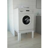 Tvättmaskin tillbehör Respekta Underrede för tvättmaskin sockel piedestal upphöjning med låda vit