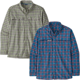 Patagonia Herr Skjortor Patagonia M's Early Rise Stretch Shirt On the Fly: Anacapa Blue
