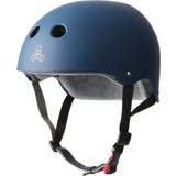 Cykeltillbehör Triple 8 Eight The Certified Sweatsaver Navy Rubber Helmet, Navy Rubber