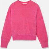 Stella McCartney Tröjor Stella McCartney Fluffy Knit Jumper, Woman, Pink