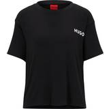Hugo Boss Dam - Omlottklänningar T-shirts HUGO BOSS Kvinnors Unite Pyjama_T_Shirt, Black1, M, Black1