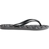 Beige Flip-Flops Havaianas Slim Animals Sandals - Steel Grey