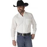 Wrangler george strait white solid shirt
