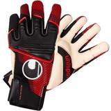 Svarta Målvaktshandskar Uhlsport Powerline Absolutgrip Reflex Football Goalkeeper Gloves - Black/Red/White