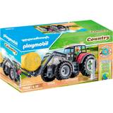 Stor traktor leksak Playmobil Tractor 71305