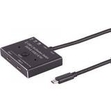 Shiverpeaks USB-kabel Kablar Shiverpeaks BASIC-S USB-C Umschalter, bidirektional