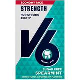 Sockerfritt Tuggummi V6 Strength Spearmint 70g 48st