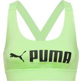 Puma BH:ar Puma Fit Mid Impact Training Bra - Speed Green/Black