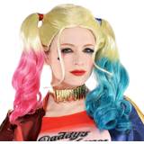 Multifärgad Peruker Rubies Harley Quinn Peruk