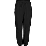 Cargobyxor - Dam - L Noisy May High Waisted Cargo Trousers - Black