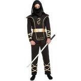 Fighting - Herrar - Morphsuits Maskeradkläder My Other Me Maskeraddräkt Vuxna Ninja Svart