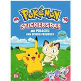 Pokémons Målarfärg Nelson Pokémon: Stickerspaß mit Pikachu und seinen Freunden