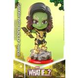 Hot Toys Dockor & Dockhus Hot Toys If. Cosbaby S Mini Actionfigur Gamora with Blade of Thanos 10 cm