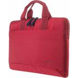 Tucano Röda Väskor Tucano BSM15-R Smilza smal laptopväska av nylon, 39,64 cm 15,6 tum röd