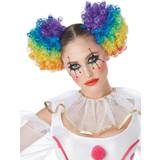 Clowner - Orange Korta peruker California Costumes collection clown rainbow puffs wig