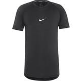 Herr - Polyester T-shirts Nike Pro Dri-FIT Men's Fitness Top - Black/White