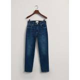 Gant Dam Byxor & Shorts Gant Cropped Slim Jeans 25"