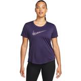 Nike Dam - Lila T-shirts Nike Dri-FIT Swoosh T-Shirt Women Violett