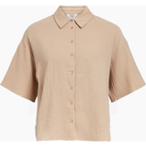 Object Collectors Item Objcarina 2/4 Shirt 126 Kortärmade skjortor Humus