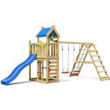 Jungle Gym The Lectern Complete Nomad with Climbing Frame 2 Swings & Slide