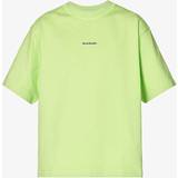 Acne Studios Herr T-shirts & Linnen Acne Studios Green Printed T-Shirt BV2 FLUO GREEN